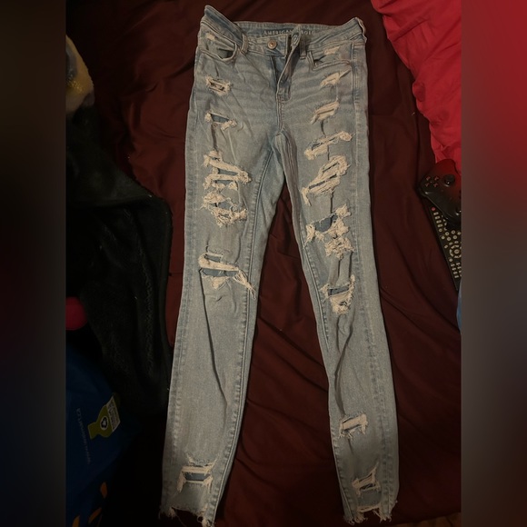 High waisted american eagle size 6 skinny jean - Picture 1 of 4